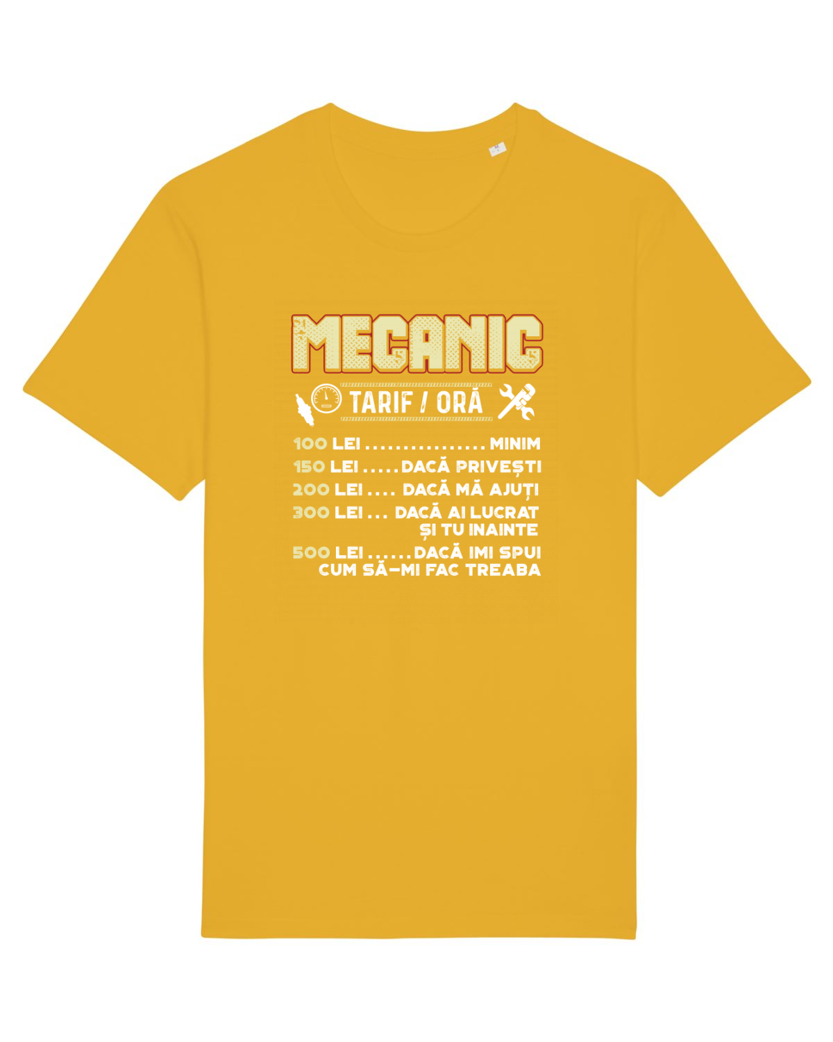 Tricou mânecă scurtă Unisex Rocker Spectra Yellow
