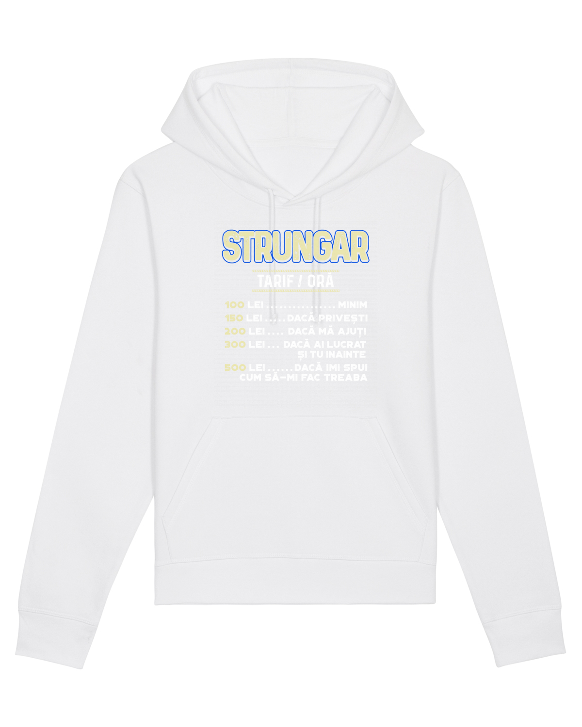 Hanorac Unisex Drummer White