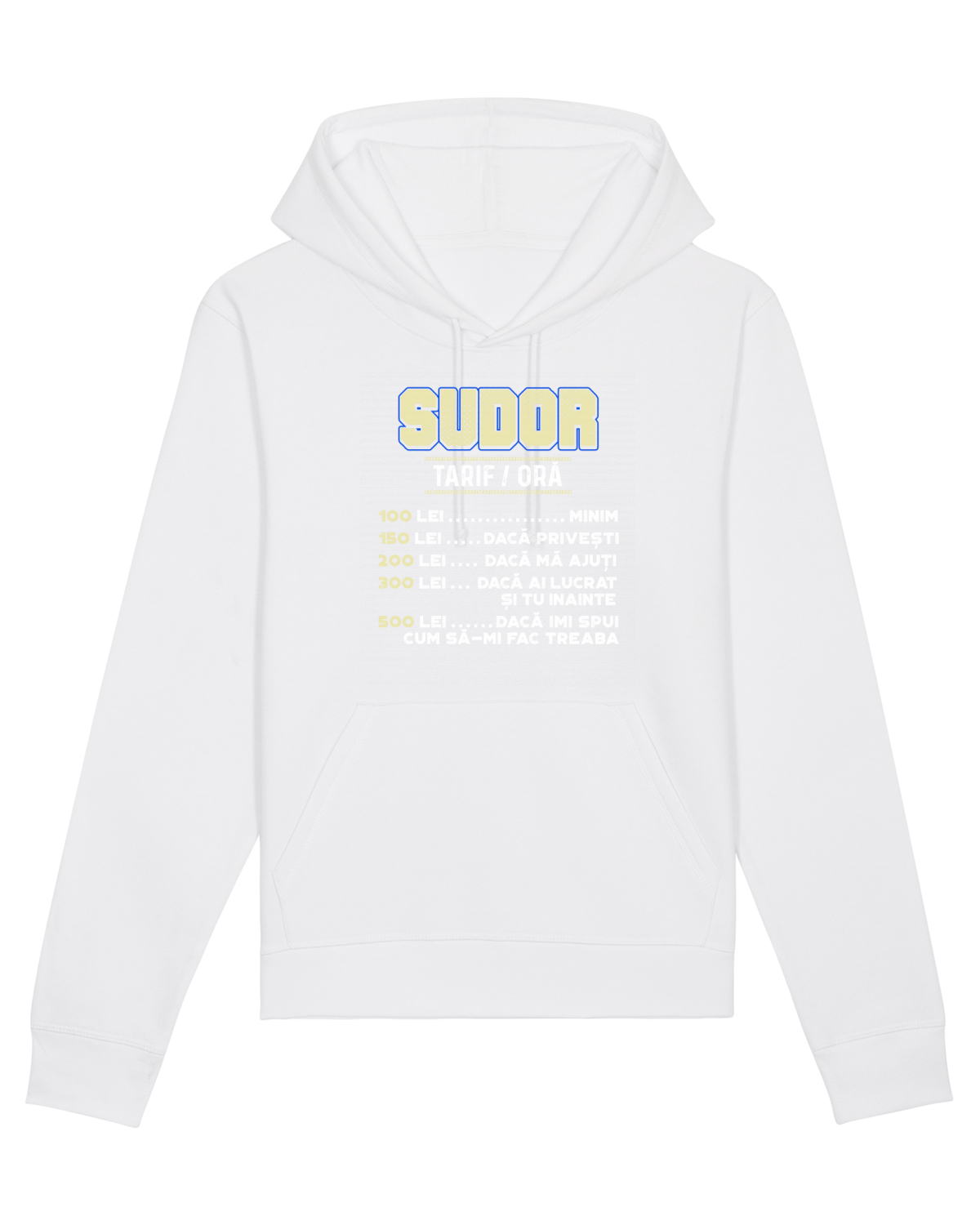 Hanorac Unisex Drummer White