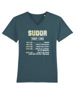 SUDOR Tricou mânecă scurtă guler V Bărbat Presenter