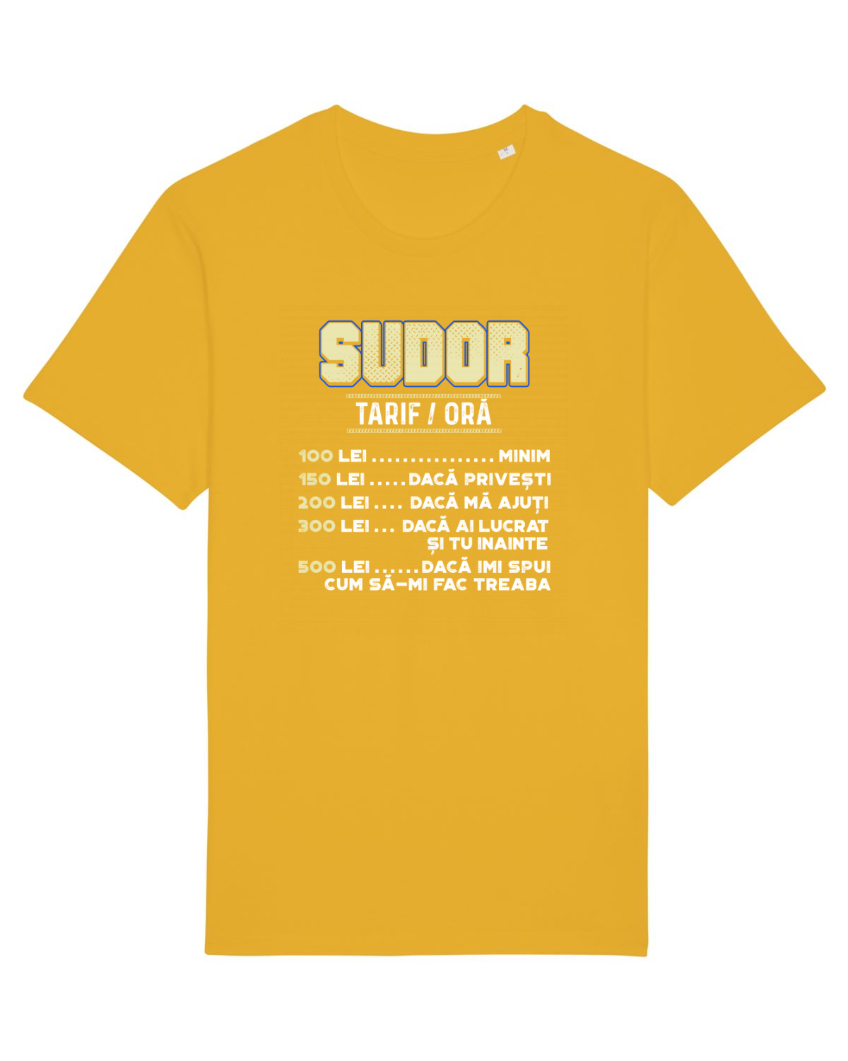 Tricou mânecă scurtă Unisex Rocker Spectra Yellow