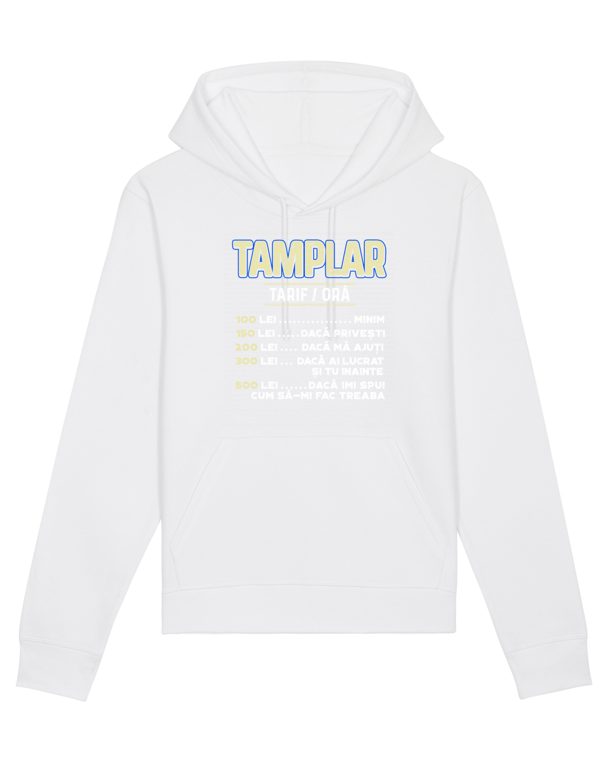 Hanorac Unisex Drummer White