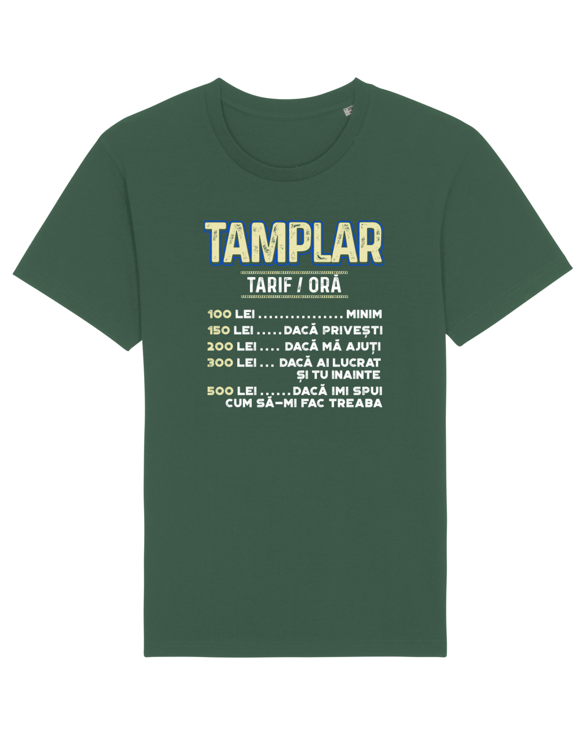 Tricou mânecă scurtă Unisex Rocker Bottle Green