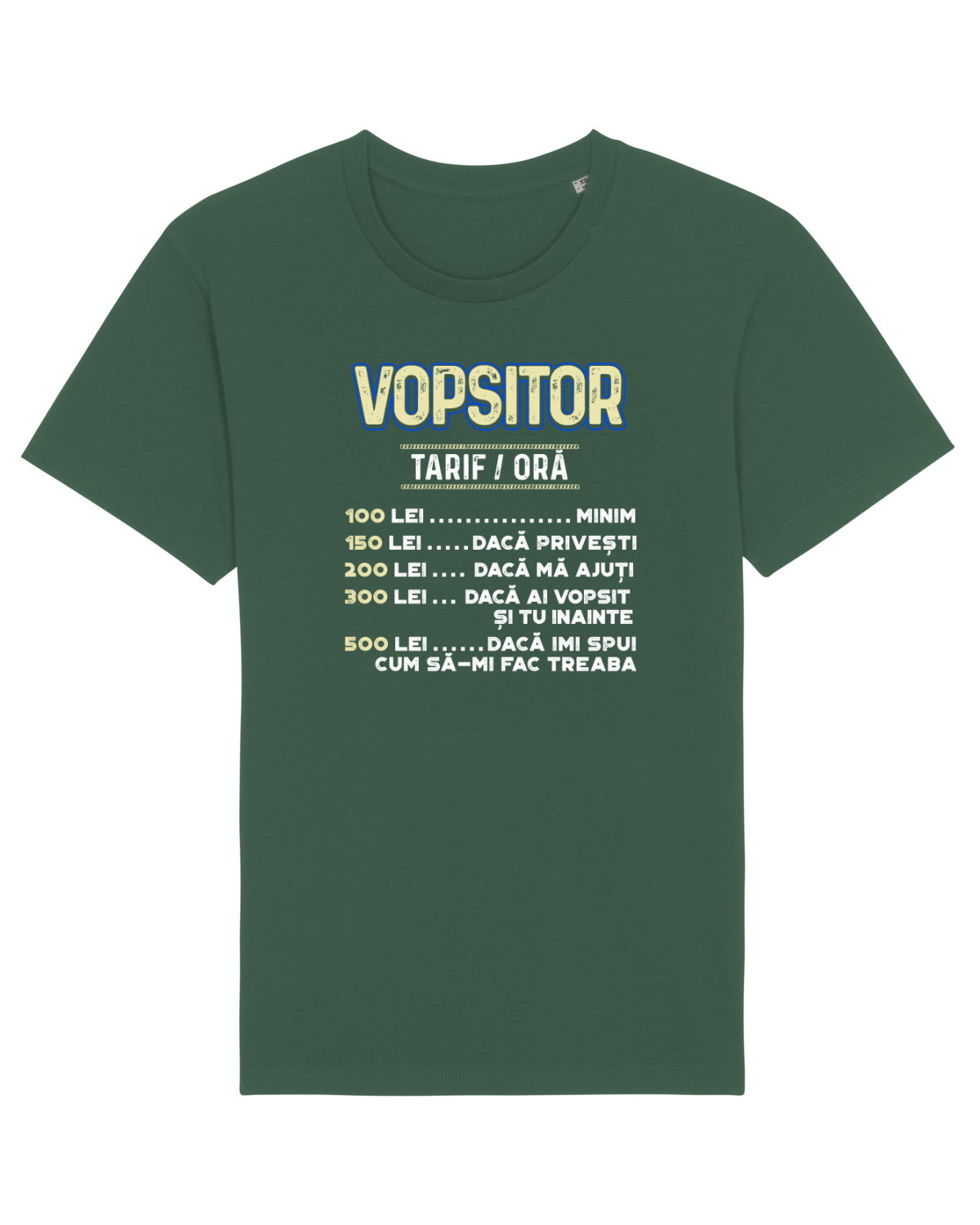 Tricou mânecă scurtă Unisex Rocker Bottle Green