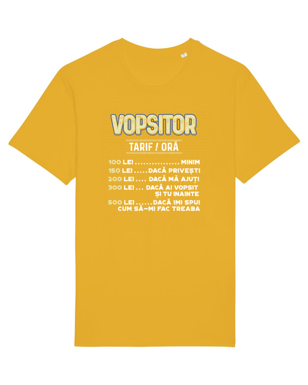 Tricou mânecă scurtă Unisex Rocker Spectra Yellow