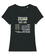 Zidar Tricou mânecă scurtă guler larg fitted Damă Expresser