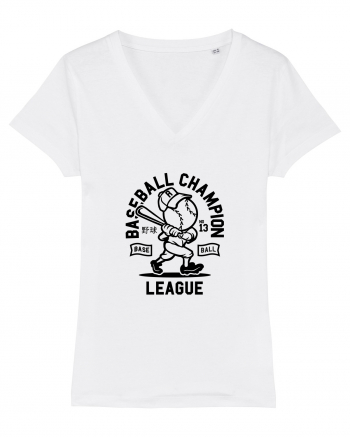 Baseball Champion Black White