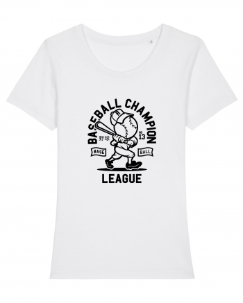 Baseball Champion Black White