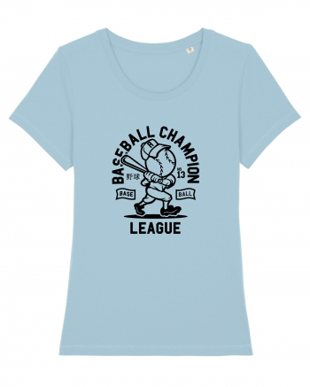 Baseball Champion Black Sky Blue