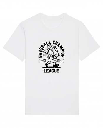 Baseball Champion Black White