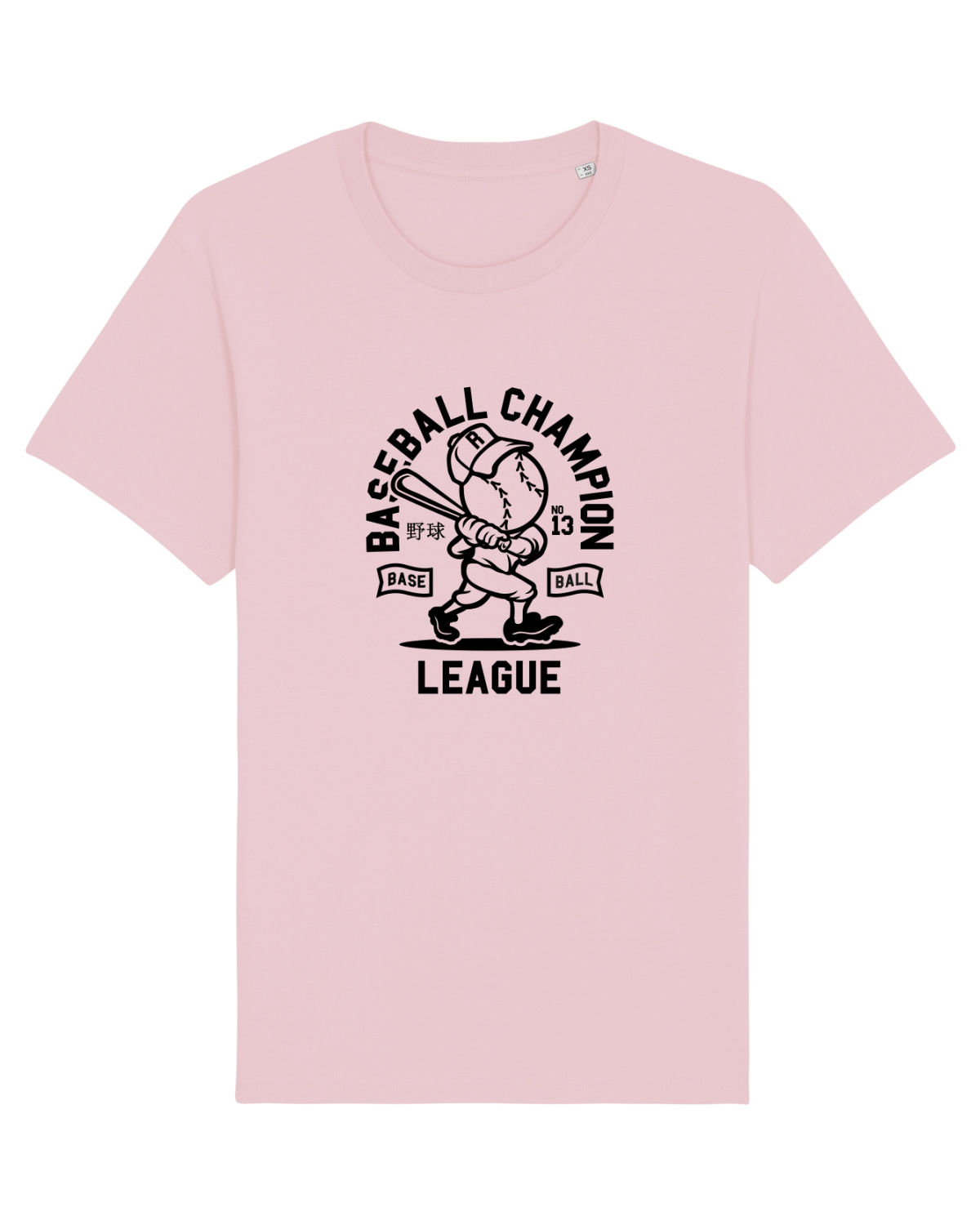 Tricou mânecă scurtă Unisex Rocker Cotton Pink