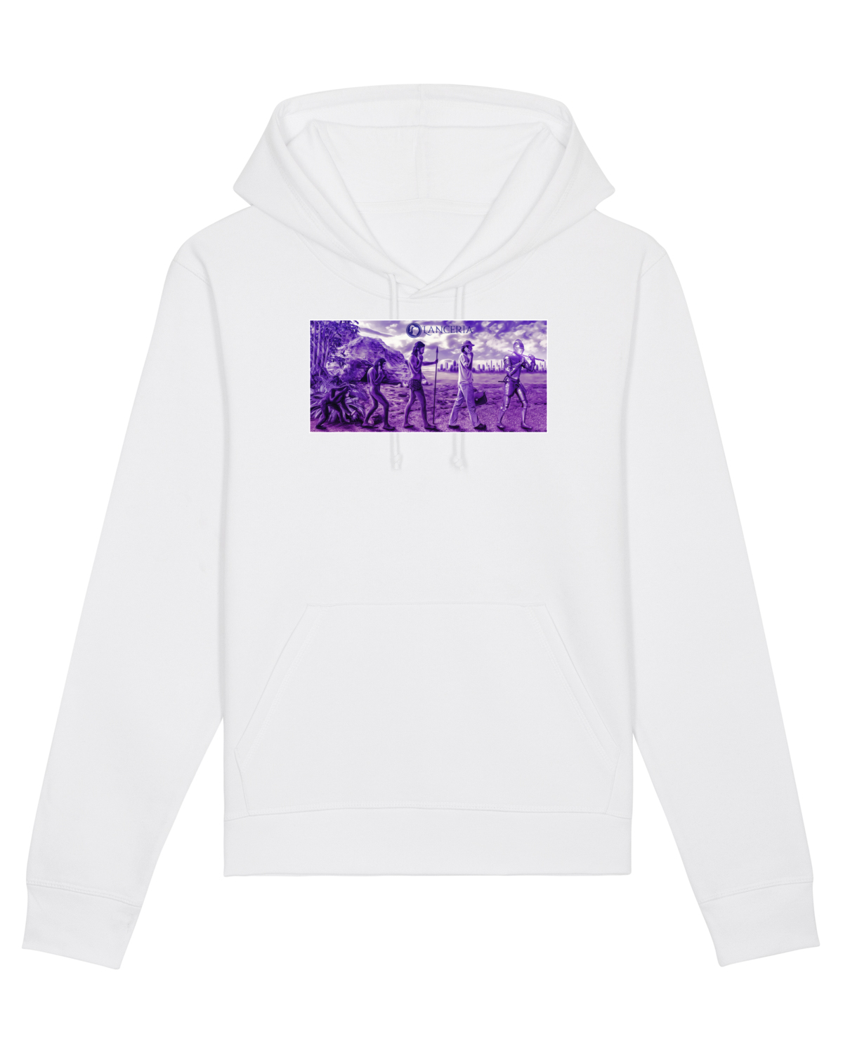 Hanorac Unisex Drummer White