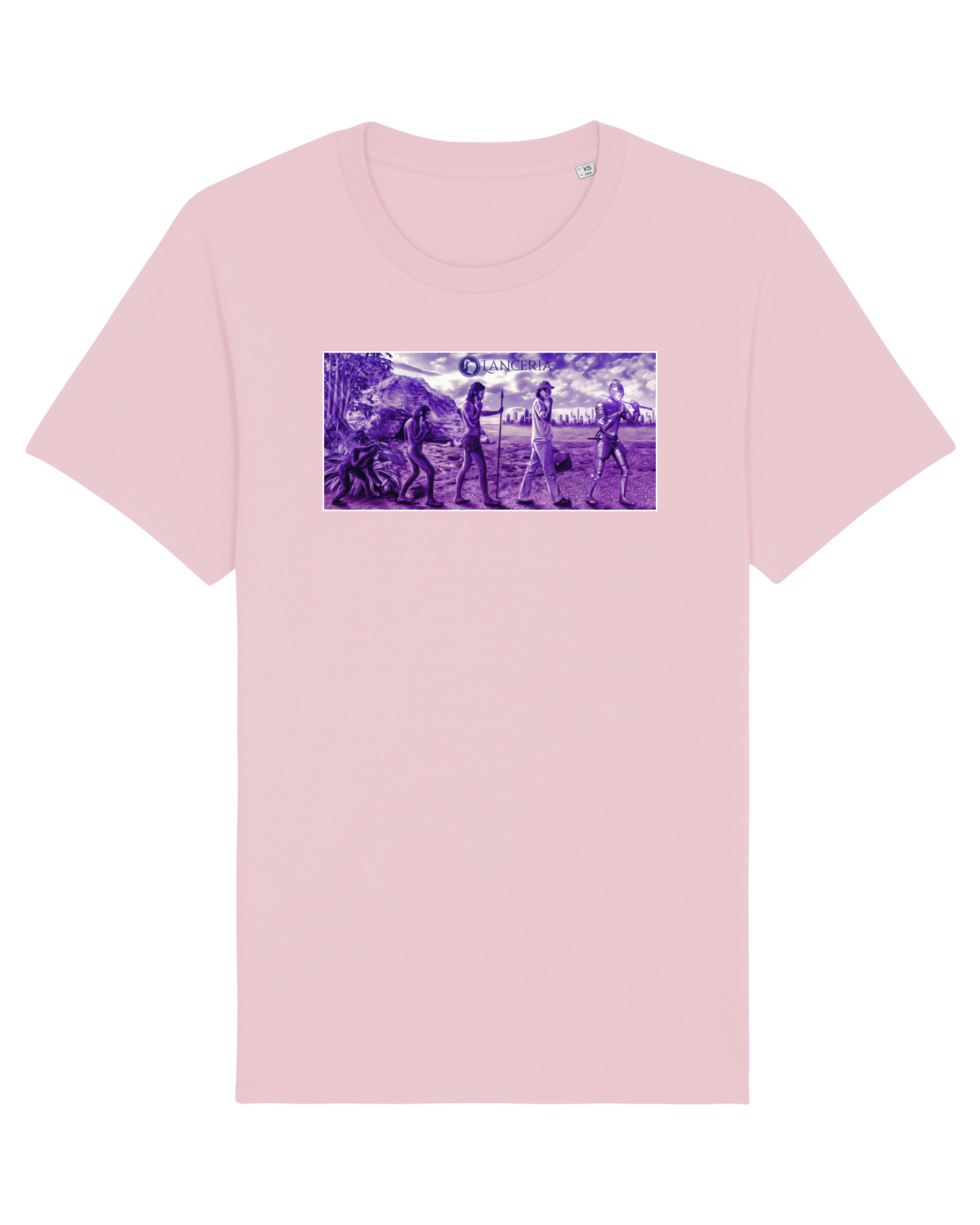 Tricou mânecă scurtă Unisex Rocker Cotton Pink