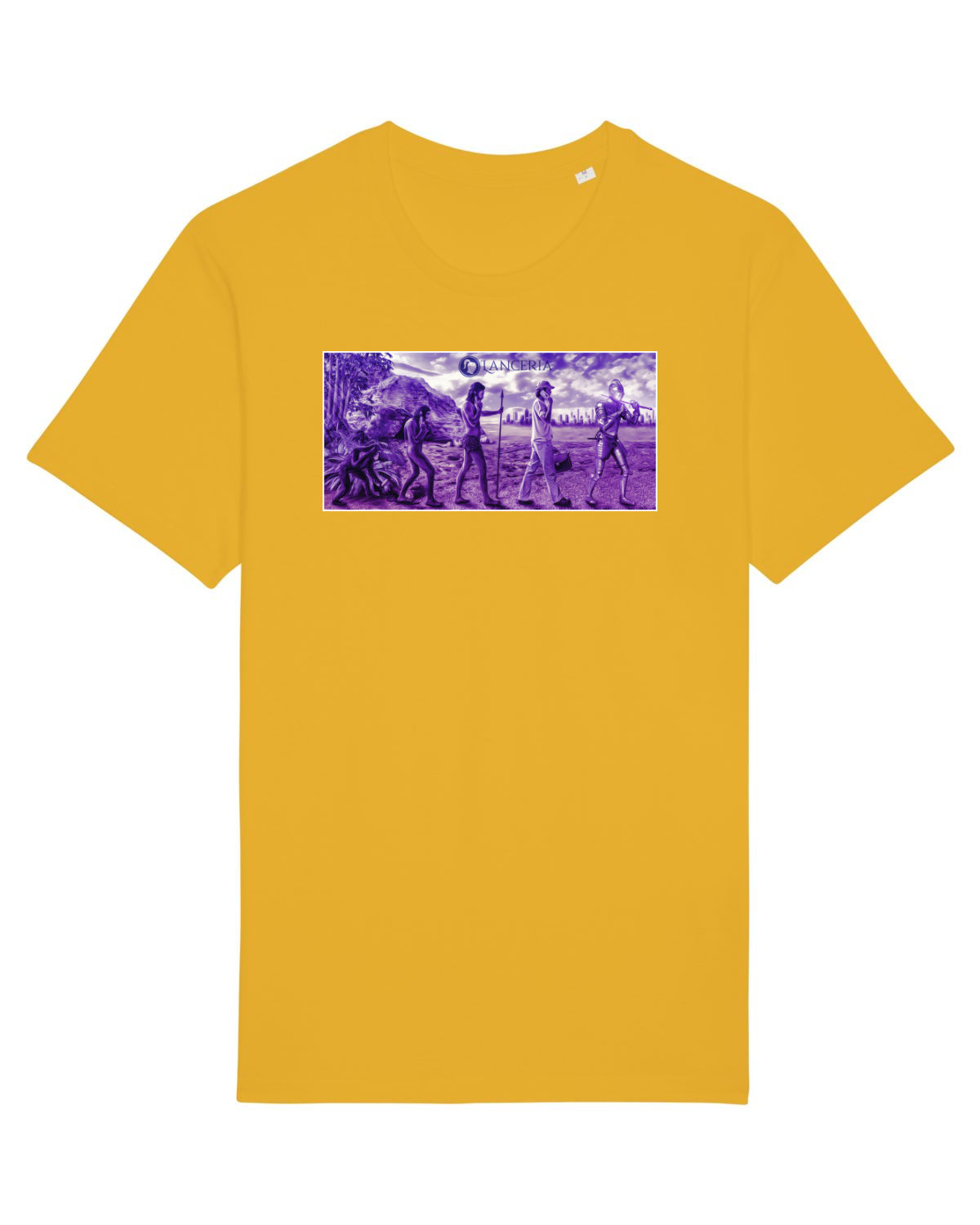 Tricou mânecă scurtă Unisex Rocker Spectra Yellow