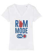 Rom Mode Tricou mânecă scurtă guler V Damă Evoker