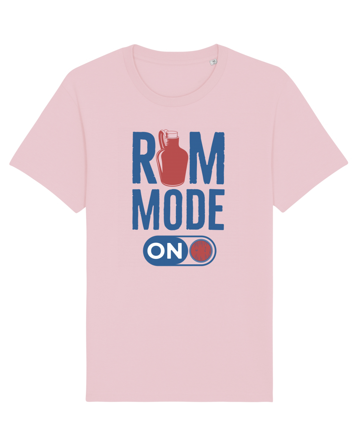 Tricou mânecă scurtă Unisex Rocker Cotton Pink