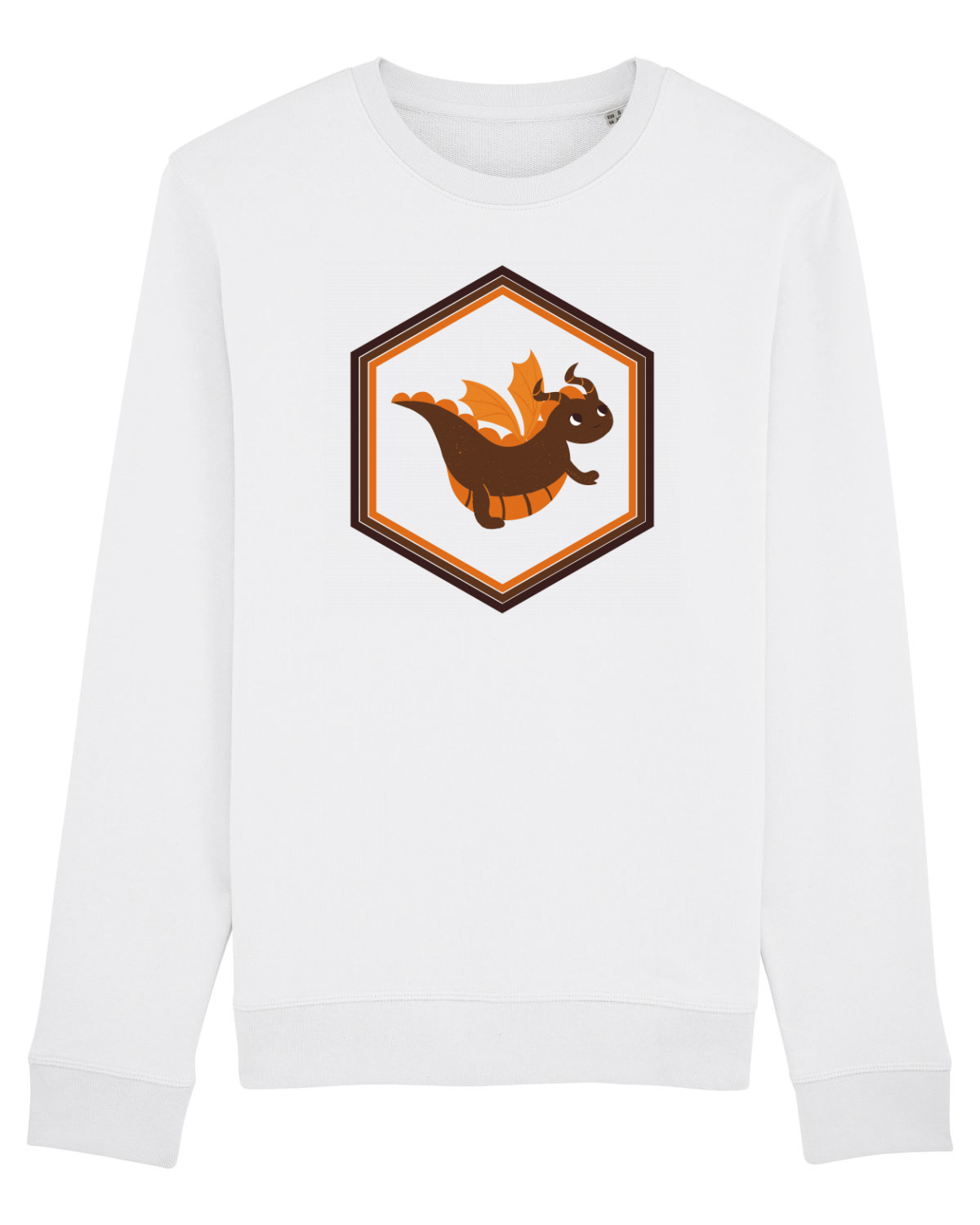 Bluză mânecă lungă Unisex Rise White