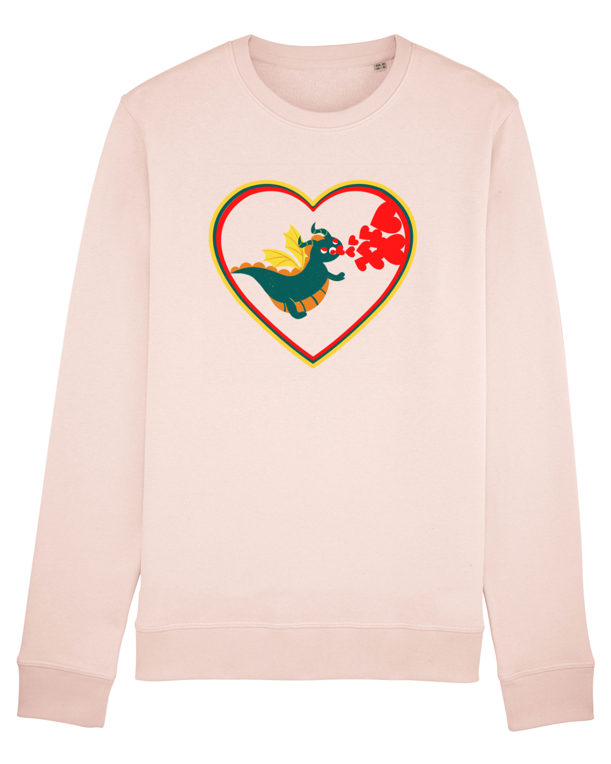 Bluză mânecă lungă Unisex Rise Candy Pink