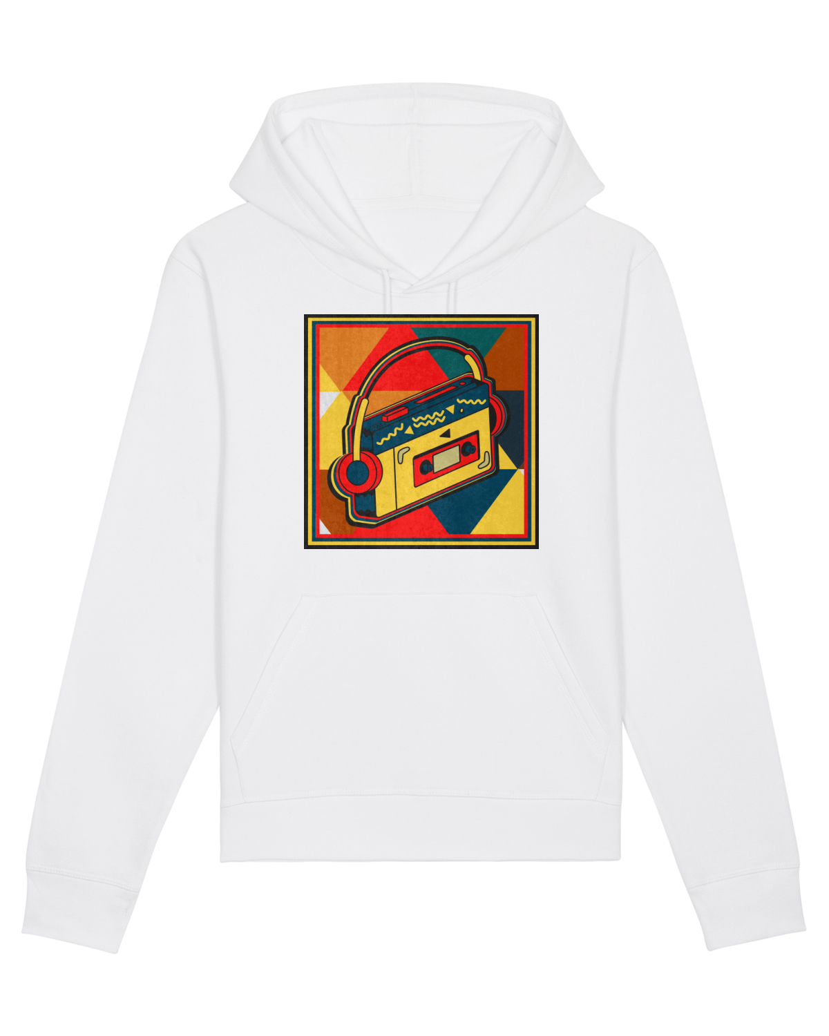 Hanorac Unisex Drummer White