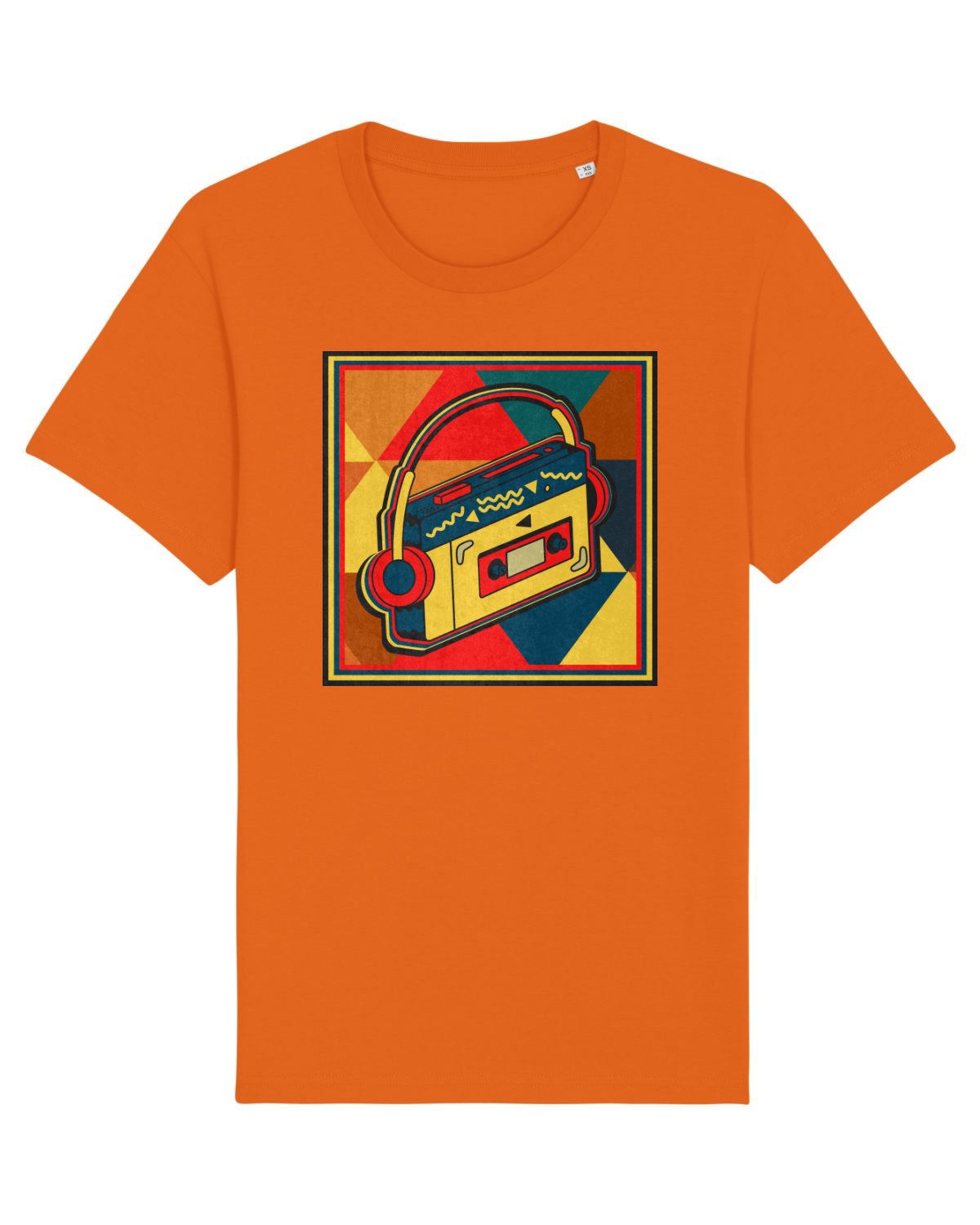 Tricou mânecă scurtă Unisex Rocker Bright Orange