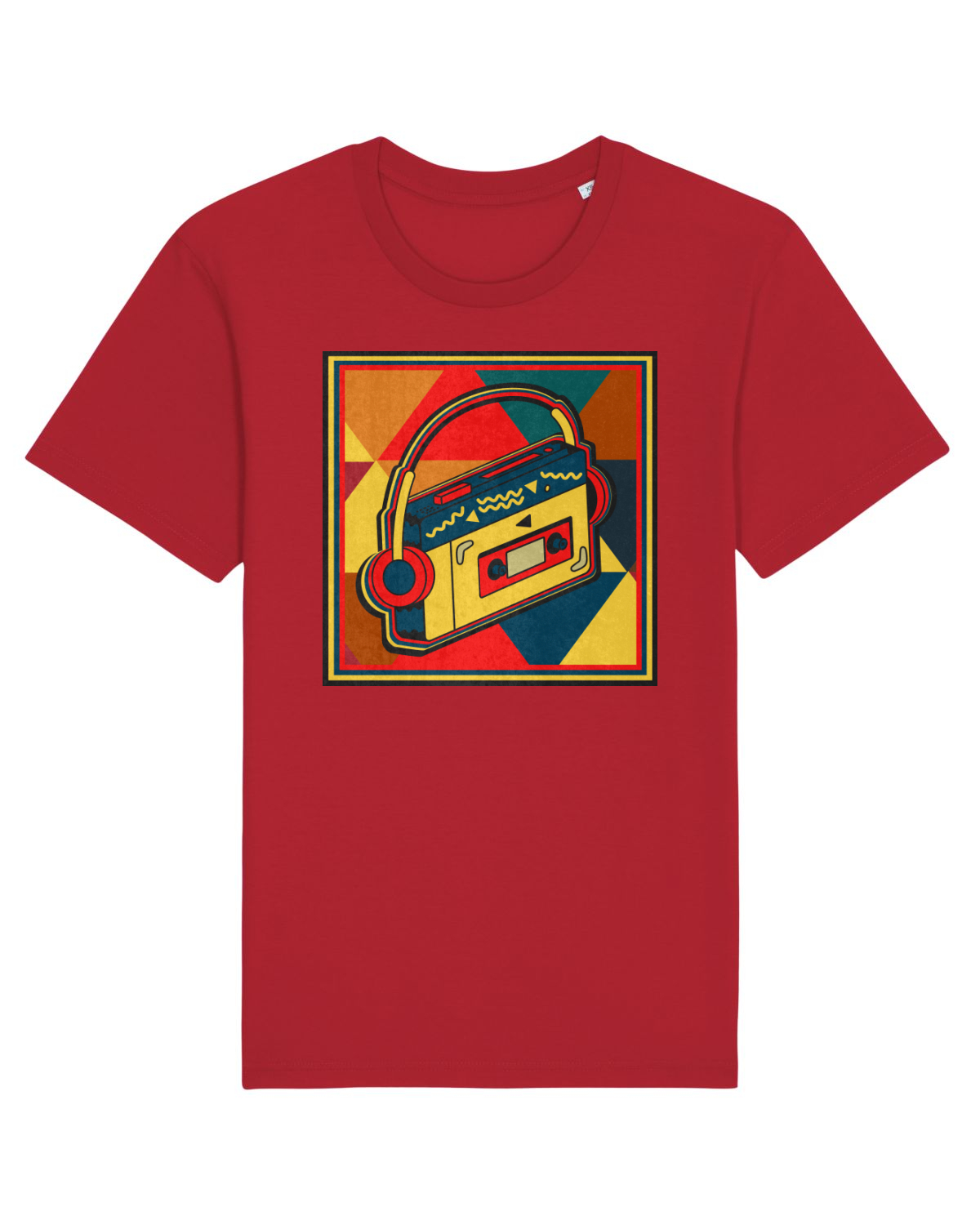 Tricou mânecă scurtă Unisex Rocker Red