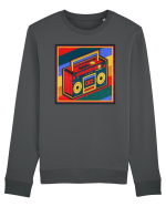 Retro Cassette Player Bluză mânecă lungă Unisex Rise