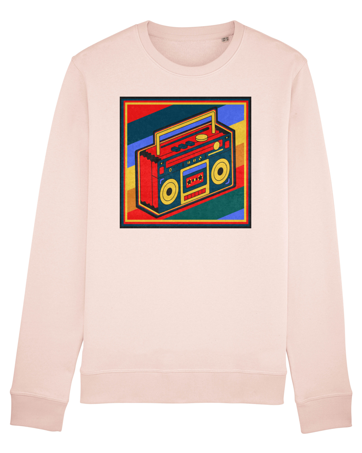 Bluză mânecă lungă Unisex Rise Candy Pink