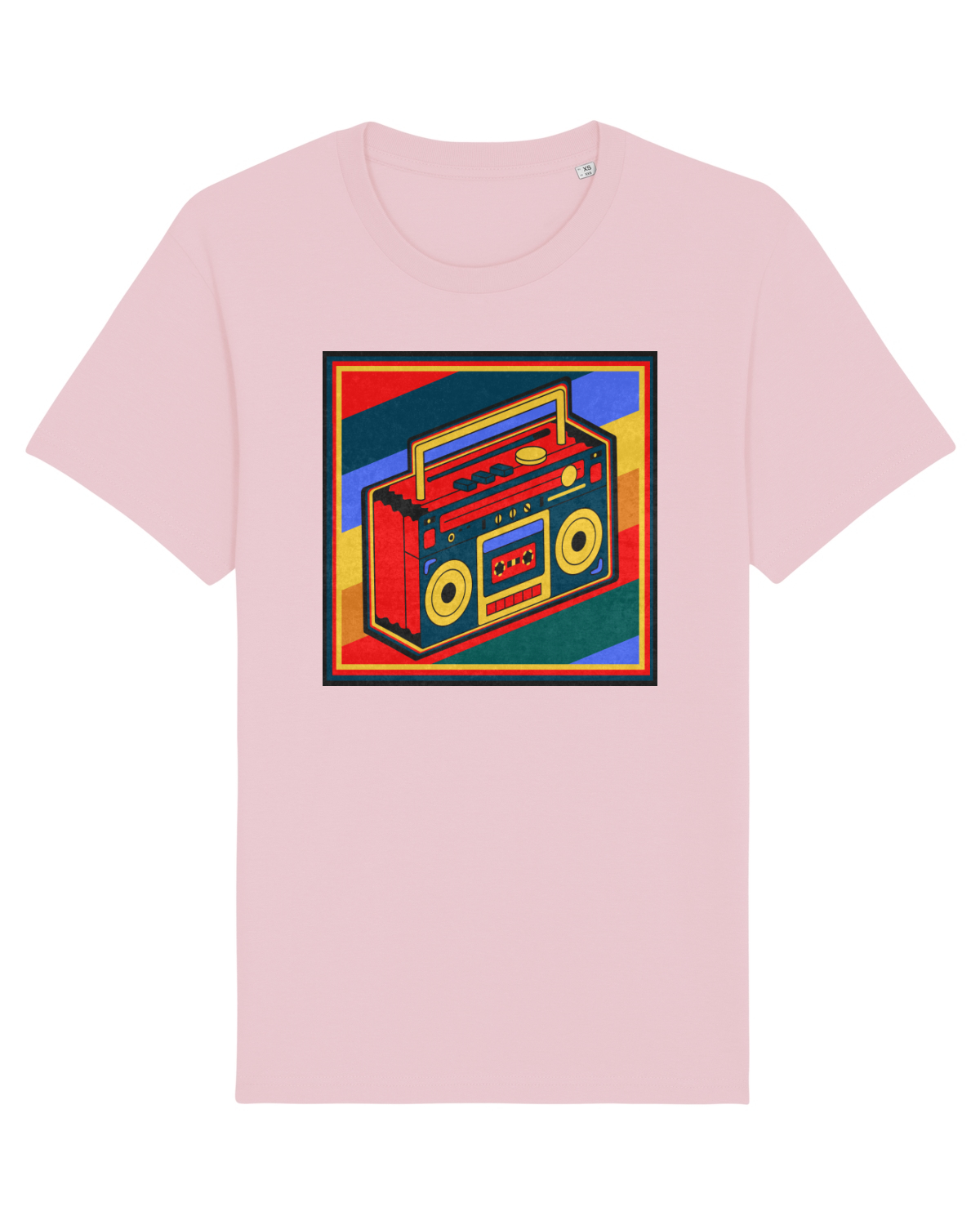 Tricou mânecă scurtă Unisex Rocker Cotton Pink