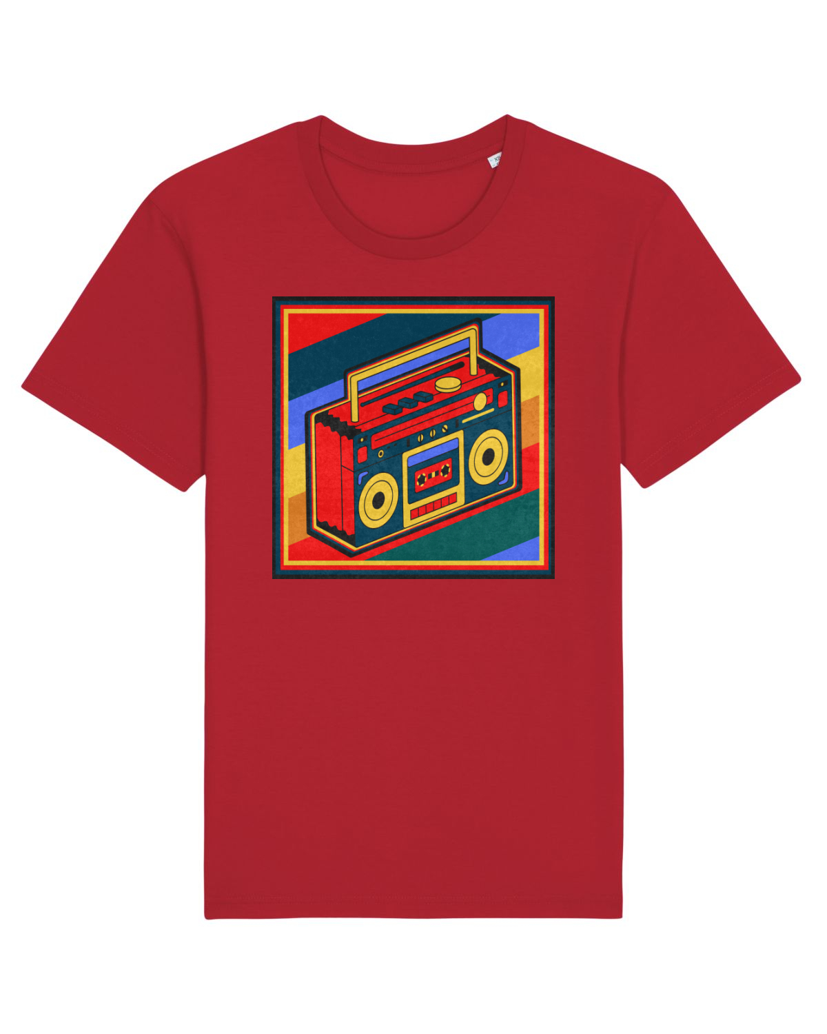 Tricou mânecă scurtă Unisex Rocker Red