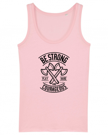 Be Strong Axe Black Cotton Pink