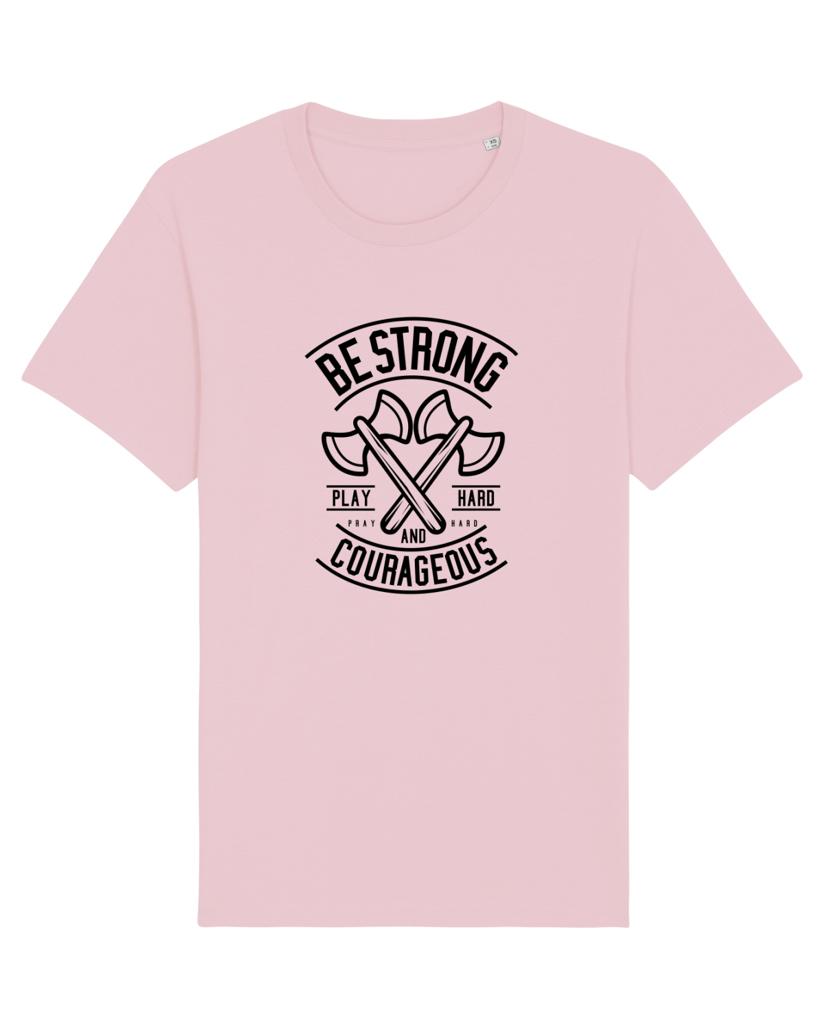 Tricou mânecă scurtă Unisex Rocker Cotton Pink