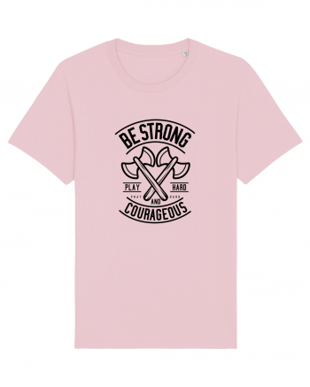 Be Strong Axe Black Cotton Pink