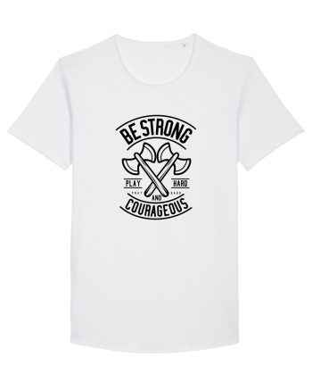 Be Strong Axe Black White