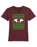 CHRISTMAS Tricou mânecă scurtă guler V Bărbat Presenter