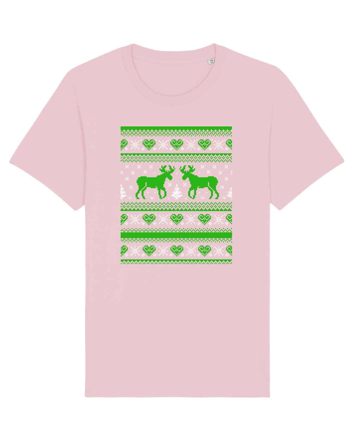 Tricou mânecă scurtă Unisex Rocker Cotton Pink
