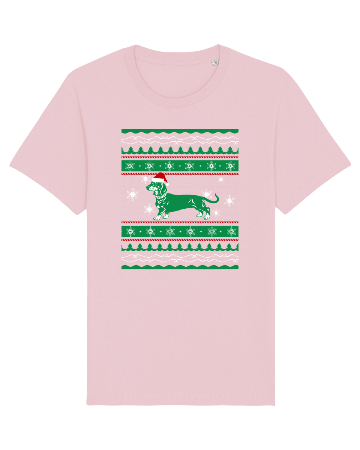 Tricou mânecă scurtă Unisex Rocker Cotton Pink