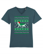 CHRISTMAS Tricou mânecă scurtă guler V Bărbat Presenter