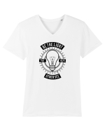 Be the light bulb Black Tricou mânecă scurtă guler V Bărbat Presenter