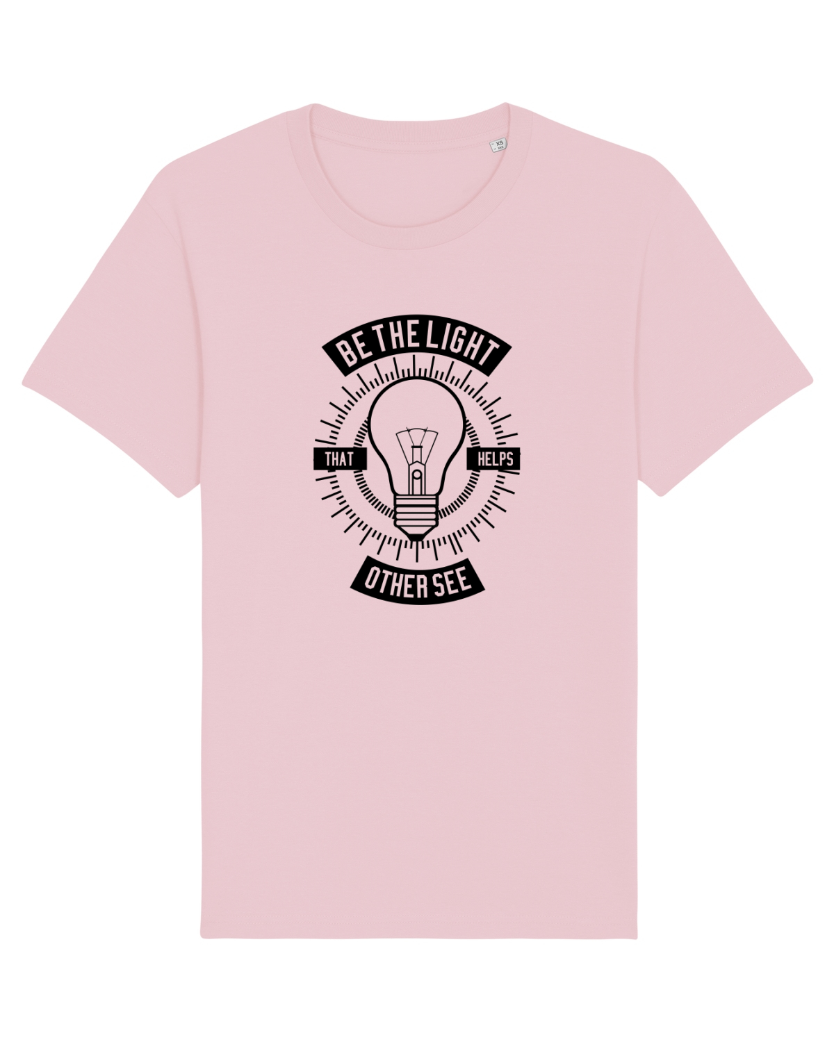 Tricou mânecă scurtă Unisex Rocker Cotton Pink