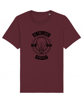 Be the light bulb Black Burgundy