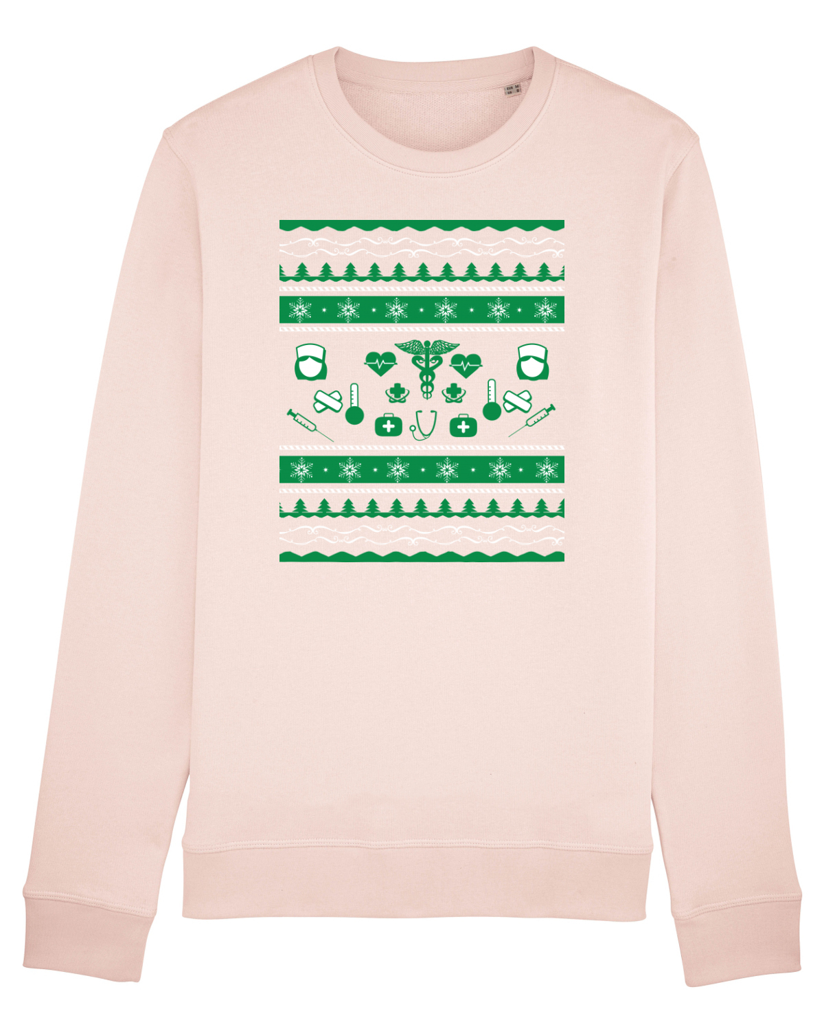 Bluză mânecă lungă Unisex Rise Candy Pink