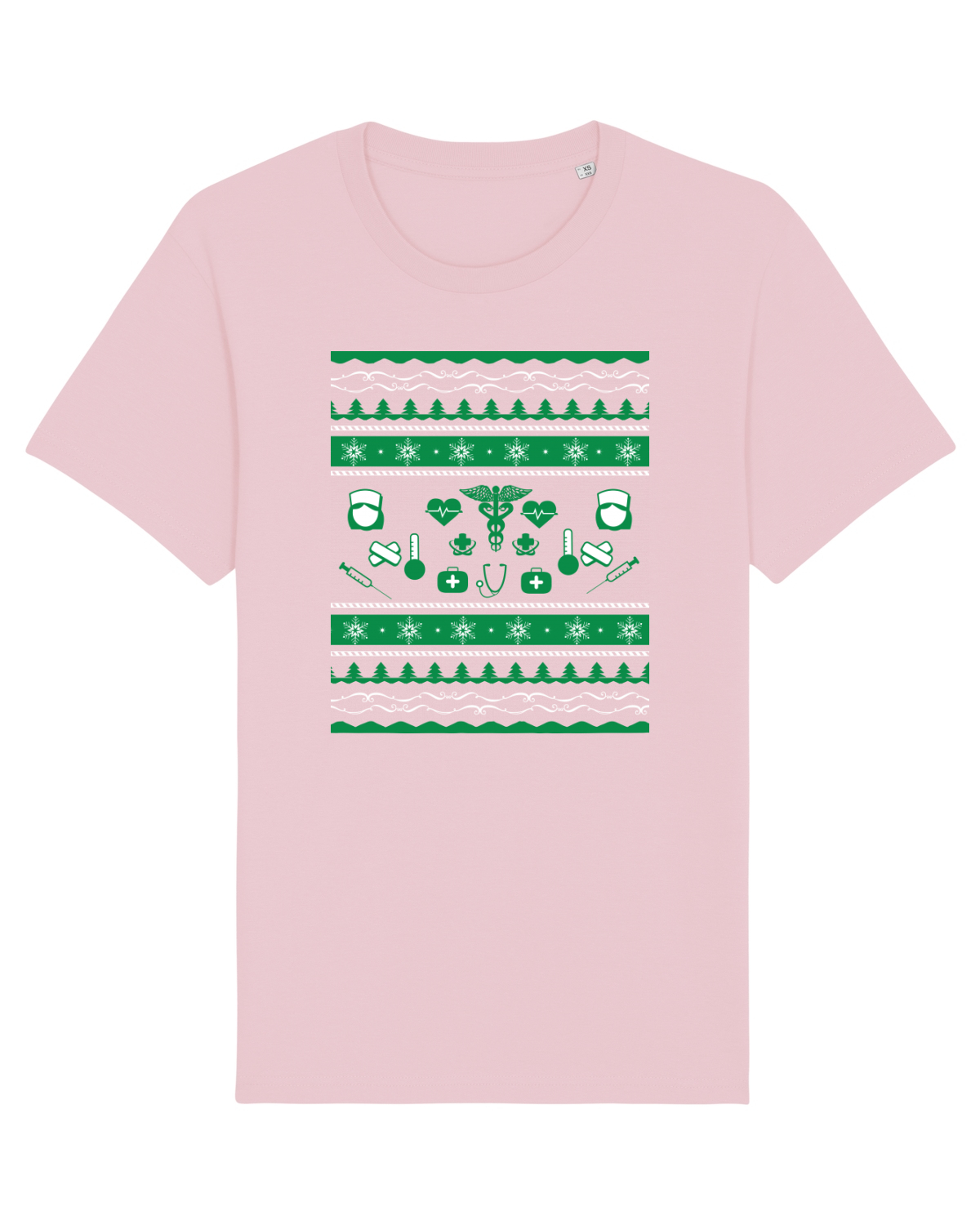 Tricou mânecă scurtă Unisex Rocker Cotton Pink