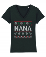 CHRISTMAS Tricou mânecă scurtă guler V Damă Evoker