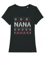 CHRISTMAS Tricou mânecă scurtă guler larg fitted Damă Expresser