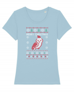 CHRISTMAS Tricou mânecă scurtă guler larg fitted Damă Expresser