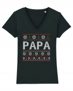 CHRISTMAS Tricou mânecă scurtă guler V Damă Evoker