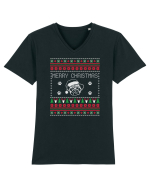 CHRISTMAS Tricou mânecă scurtă guler V Bărbat Presenter
