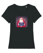 Bad Santa Tricou mânecă scurtă guler larg fitted Damă Expresser
