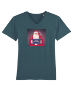 Bad Santa Tricou mânecă scurtă guler V Bărbat Presenter