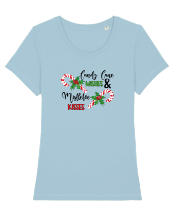 Candy Cane Sky Blue